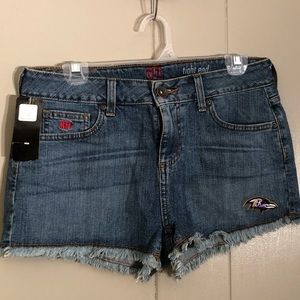 Baltimore Ravens Jean Shorts